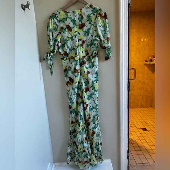 By Anthropologie short sleeve v neck slip midi Dress - Picture 6 of 10